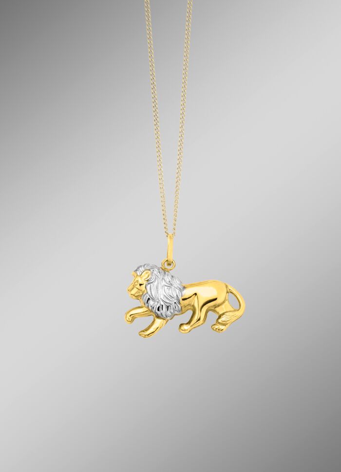 L&ouml;wen-Anh&auml;nger in Bicolor 