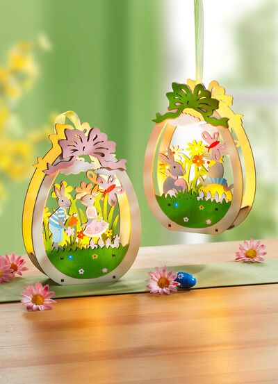 Beleuchtetes Osterei 