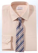 Hemd mit Brusttasche in 5 Farben und 2 Ärmellängen APRICOT