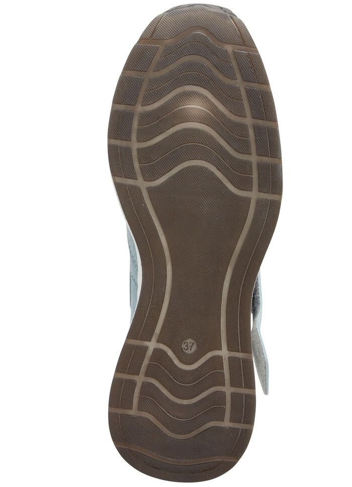 ELENA EDEN Spangenschuh mit Glitzereinsätzen BLEU