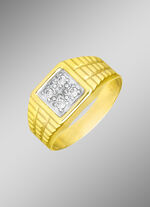 Schicker Herrenring aus Gold 