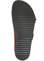 Andrea Conti Pantolette mit bunt bedrucktem Lederfu&szlig;bett BORDEAUX