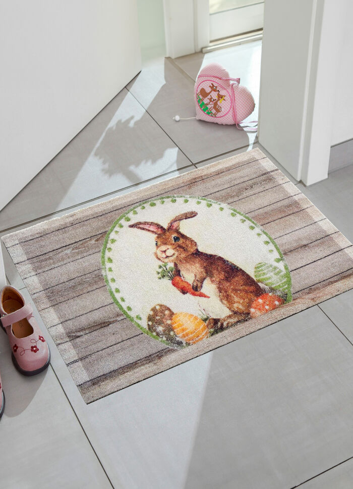 Fußmatte mit rutschfestem Waffelrücken 