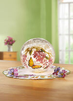 Glaskugel mit Beleuchtung 