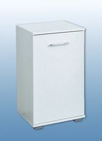 Kommode, 1-türig, in hochwertiger, stabiler Ausführung WEISS