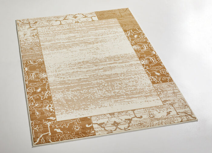 Brücken und Teppiche mit zeitlos schön verzierter Bordüre BEIGE