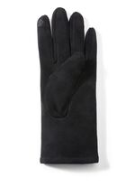 Handschuh mit edel funkelnden Glitzer-Applikationen SCHWARZ