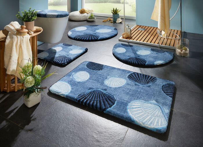 Badvorleger mit rutschhemmender R&uuml;ckseite 