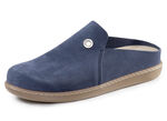 ELENA EDEN Clog aus Veloursleder BLAU