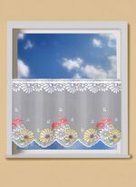 Handcolorierter Kurzstore mit Stangendurchzug 