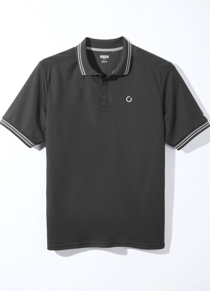 „LPO“-Poloshirt in 4 Farben DUNKELGRAU