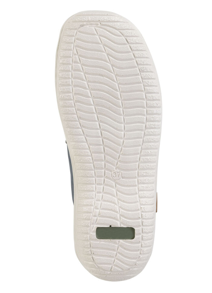 ELENA EDEN Schnürschuh aus Nappaleder mit Knitter-Struktur JEANS