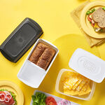 Tupperware BreadSmart Brotbehälter WEISS-SCHWARZ