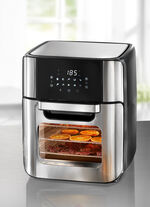 10-in-1 Heißluft-Fritteuse SCHWARZ-EDELSTAHL
