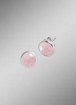 Ohrstecker mit Rosenquarz - Powerful Stone  