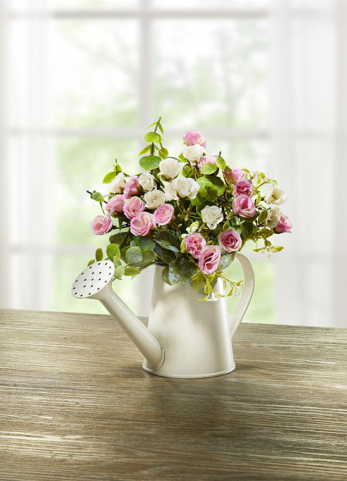 Mini-Röschen in Gießkanne 
