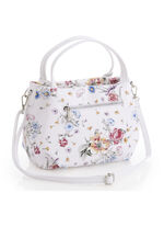 Laurina, Tasche, Damen, mit abnehmbarem, verstellbarem Umhängeriemen WEISS-MULTICOLOR