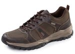 Atmungsaktive Herren-Schn&uuml;rschuhe, mit Klimamembrane DUNKELBRAUN
