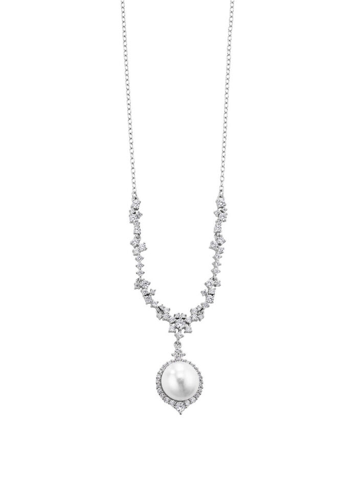 Schmuck-Set mit Süßwasser-Zuchtperlen, 2-teilig 