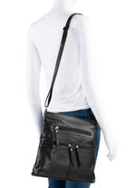 Laurina, Tasche, Damen, mit verstellbarem Umh&auml;ngeriemen SCHWARZ