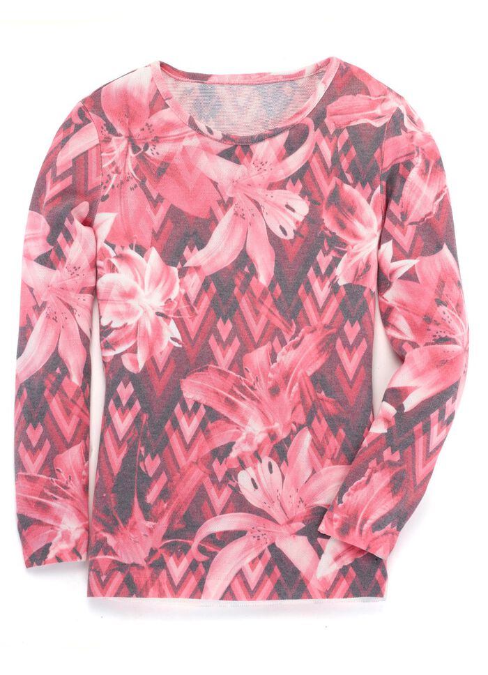 Pullover in weich flie&szlig;ender Qualit&auml;t HUMMER-MULTICOLOR