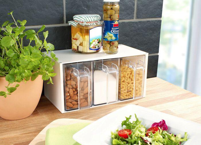 Praktisches Sch&uuml;tten-Set TRANSPARENT