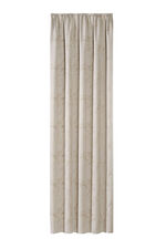 Blickdichter Verdunkelungsschal mit Kräuselband BEIGE