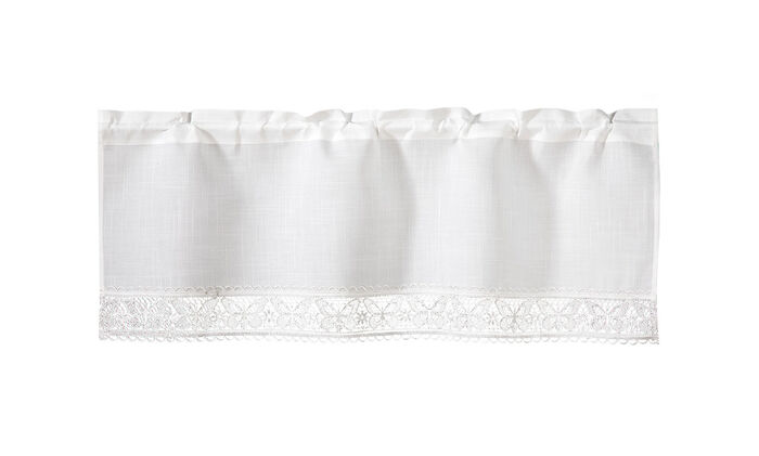 Kurzstore mit feiner Schmetterlingsstickerei 