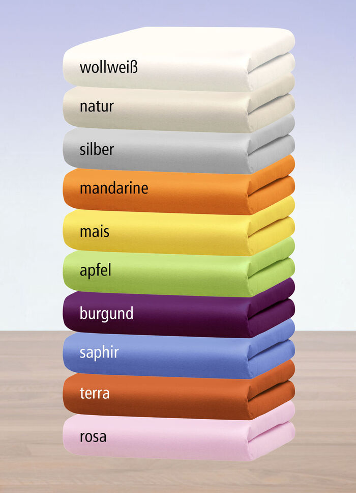 Hochwertiges und flauschiges Spannbetttuch in 2 Qualitäten APFELGRÜN