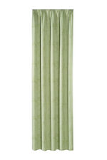 Blickdichter Verdunkelungsschal mit Kräuselband GRÜN