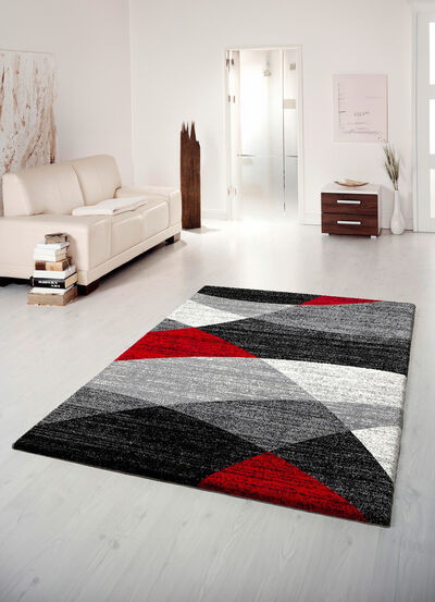 Brücken und Teppiche mit hellen und dunklen Melierungen 