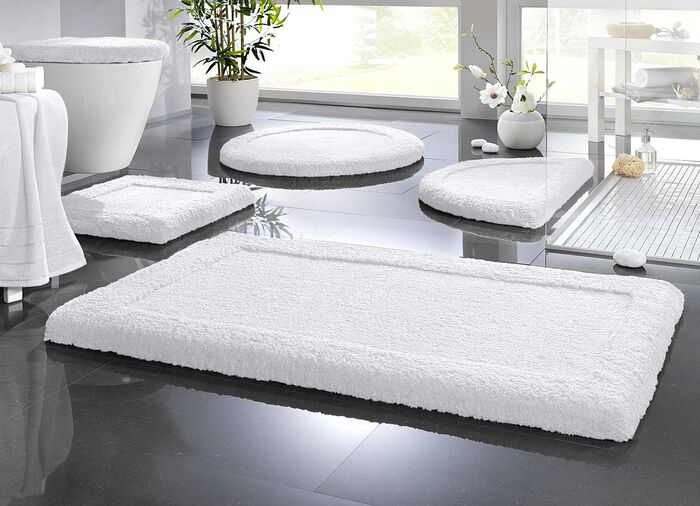 Premium Badgarnitur Superfine Microfaser WEISS