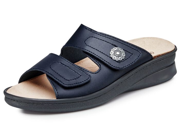 Bequeme Damen-Pantoletten, mit herausnehmbarem Fu&szlig;bett 