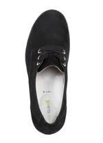 Waldl&auml;ufer, bequemer Damen-Trotteur, Weite H, mit herausnehmbarem Fu&szlig;bett SCHWARZ