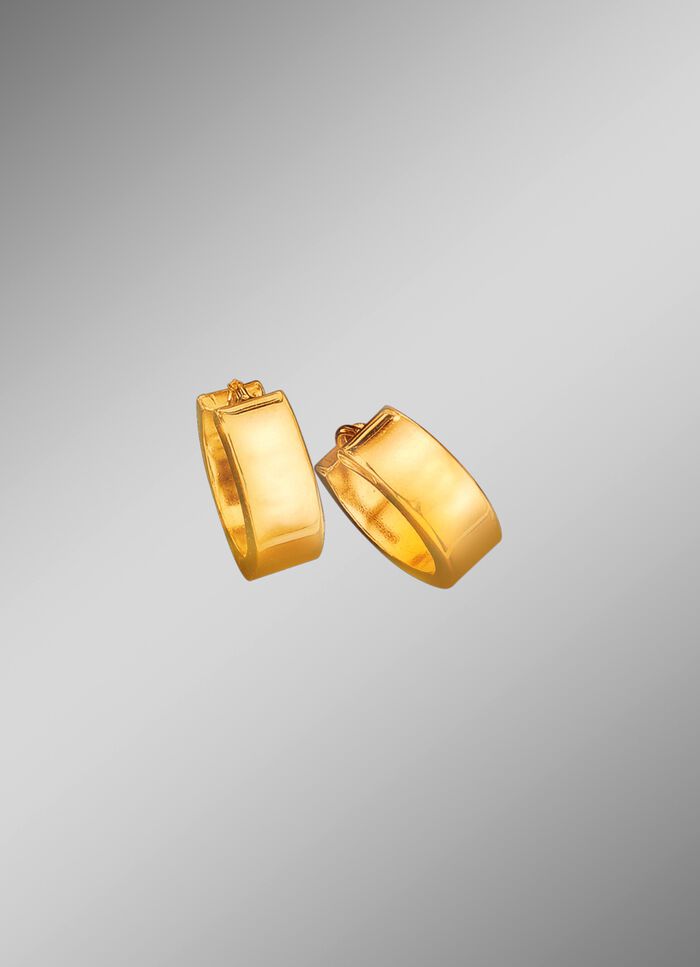 Hochgl&auml;nzende Klappcreolen 