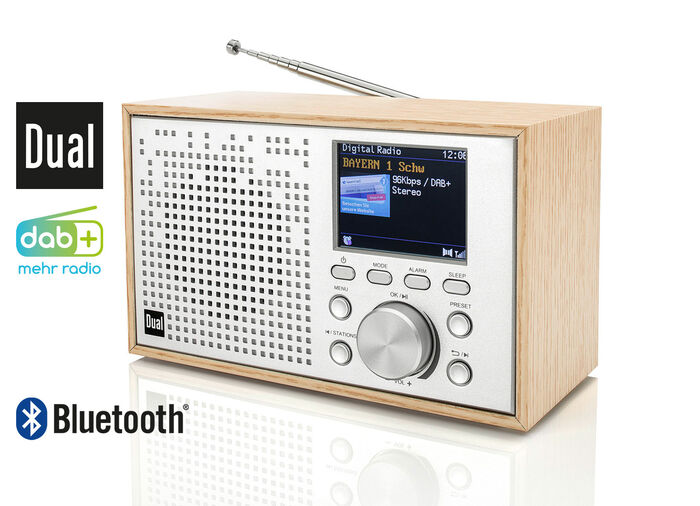 Dual DCR-100 Digitalradio im Holzdesign 