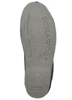 Gefütterte Herren-Hausschuhe, mit Schurwolle ANTHRAZIT-SCHWARZ