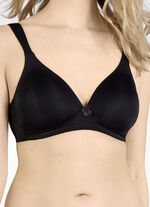 Naturana BH mit weich gepolsterten Cups SCHWARZ