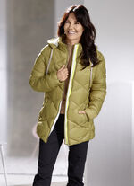 Jacke mit Rautenstepp 