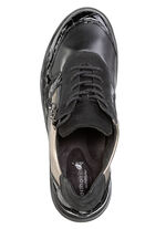 Schnür-Sneaker aus Nappaleder  