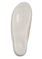 Zweierpack, klassische Damen-Hausschuhe, Weite G, mit funkelnden Glitzersteinchen 1X BORDEAUX, 1X CAMEL