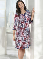 Nachthemd mit Modal und 3/4-langen Ärmeln 