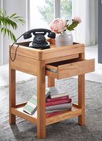 Tisch aus ge&ouml;ltem Massivholz 