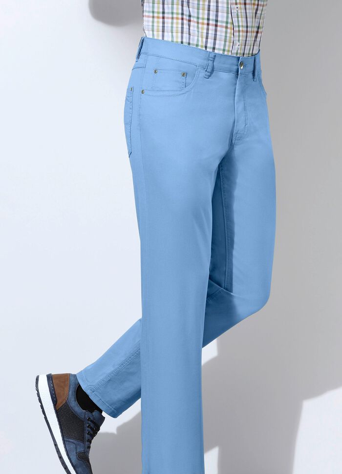 Sommerliche Hose von "Suprax" in 3 Farben HELLBLAU