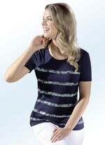 Shirt mit edler Strasszier im Vorderteil 