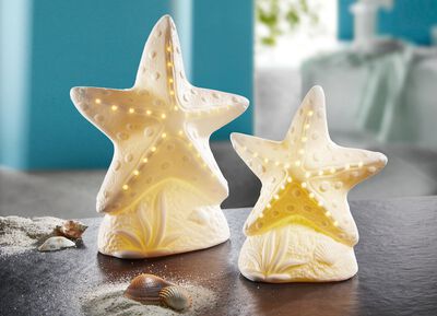 LED-Seestern aus Keramik 
