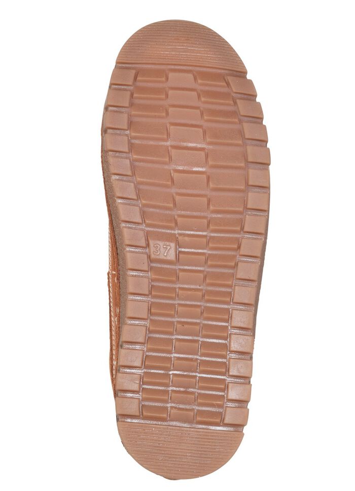 Gemini, schicke Damen-Schn&uuml;rschuhe, Weite G, mit herausnehmbarem Fu&szlig;bett COGNAC