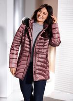 Jacke mit abnehmbarer Kapuze 