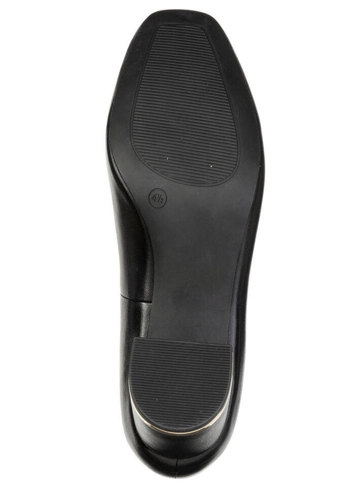 ELENA EDEN, elegante Damen-Pumps, Weite G, mit Lederfutter SCHWARZ