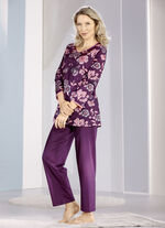 Laurina Schlafanzug, lange &Auml;rmel und langer Hose  